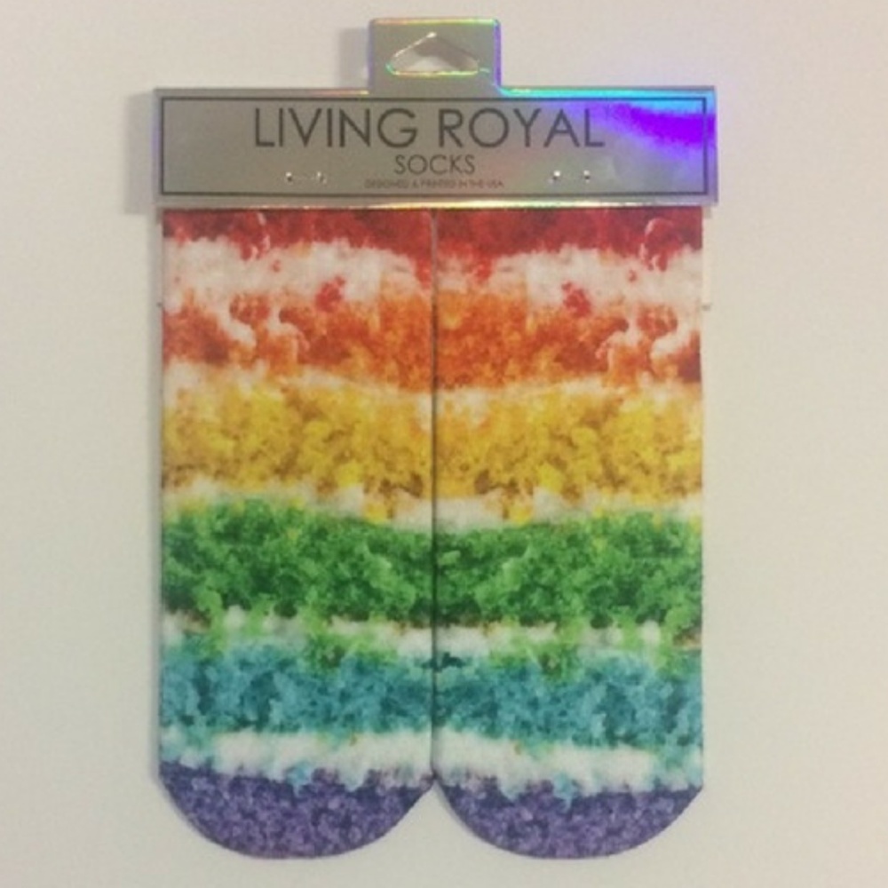 Living Royal Rainbow Cake Socks
